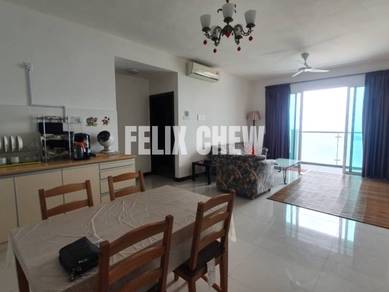 Vertiq Condo 1044sf SeaView 2Carpark Gelugor Fully Furnished ForRent