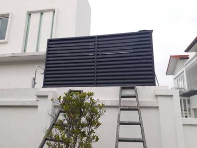 fencing  with aluminium