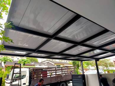 awning metal deck pu with metal