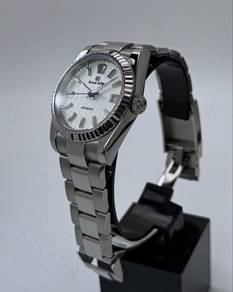 Custom Seiko Mod 36mm White Snowflake Datejust