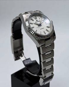 Custom Seiko Mod 36mm White Snowflake Datejust