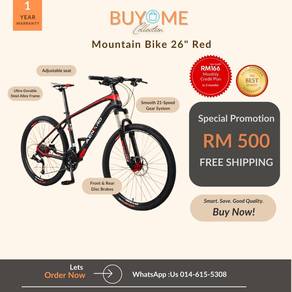 Best-Selling Mountain Bike 26" Red