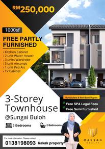 [SELLING FAST] [CHEAPEST UNIT] RSKU Townhouse SUNGAI BULOH
