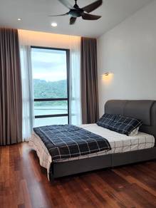 Queens Residences Q1 Seaview 1200sf Waterfront Furnished Strategic 2Cp