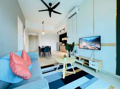 3R2B Freehold Condo【Dkt Mall & University】Fully Furnish & Full Loan!!