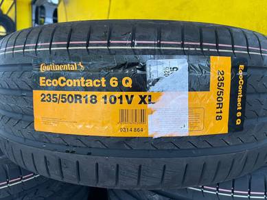 Tayar baru  continental eco 6 235/50/18 tahun 25