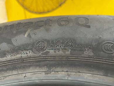 Tayar baru  continental eco 6 235/50/18 tahun 25