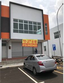 End Lot Shop Lot Tmn Serom Perdana Tangkak For Rent