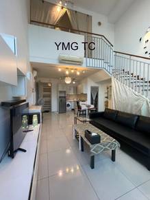Modern Design Duplex unit with 2 carpark at I-Soho I-City for Rent