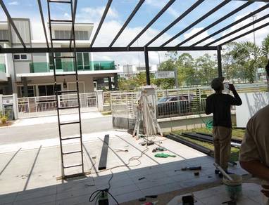 Khidmat Kerja Bumbung Pasang Awning Waterproofing