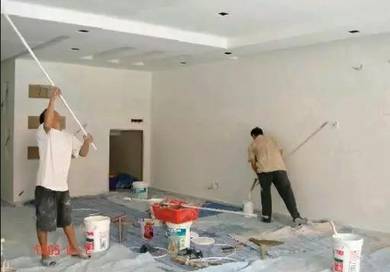 Khidmat Mengecat Bangunan Ikat Bata Plaster Skim