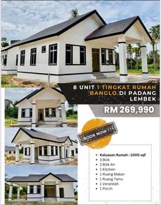 (Padang Lembek,Ketereh) 8 Unit Banglo 1 Tingkat Lokasi Strategik