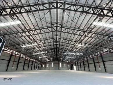Port Klang North port single sty factory with 1400amp and high ceiling
