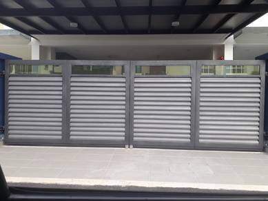 folding gate with midl steel