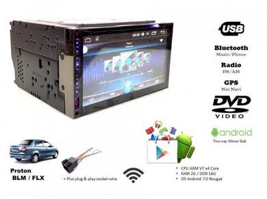 Saga blm flx 6.95'' dvd usb android gps oem player