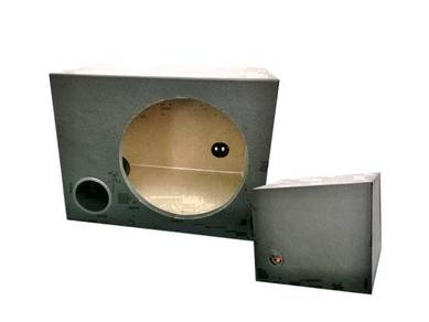 10'' round 3/4'' - tick single woofer box (pvc)