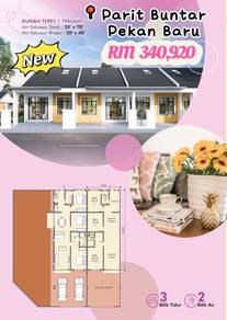 Single Storey Terrace at Parit Buntar_Pekan Baru Booking RM500 only