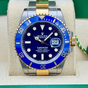 Rolex Submariner Date Half Gold Blue 126613LB