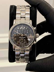 Montblanc Chronograph Star Black Dial 36mm Quartz