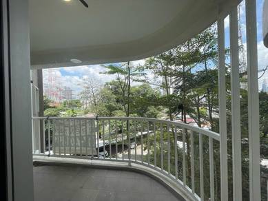 Semi-Furnished with greenery view balcony