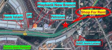 BOOKING NOW NEW Jasin Bestari Bemban Commercial Shop Office Roadside