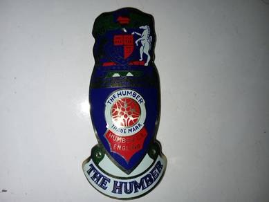 Emblem Basikal Klasik Basikal Tua Humber Biru