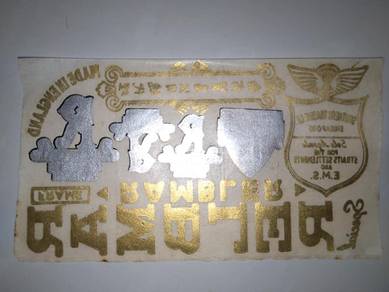 Sticker Minyak Original Basikal Klasik RAMBLER
