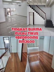 Pulau Tikus tingkat Burma 2 Storey not furnished
