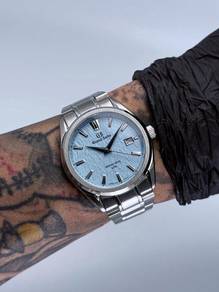 Custom Seiko Mod 40mm Ice Blue Shinshu Ice Forest