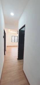Temenggong Flat3 rooms Full loan Reno new paint unit at Kulai