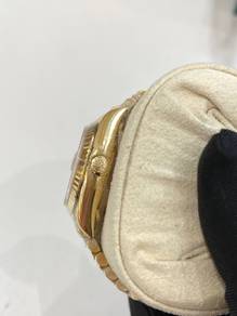 2000 Rolex Lady Datejust Full 18k750 Yellow Gold