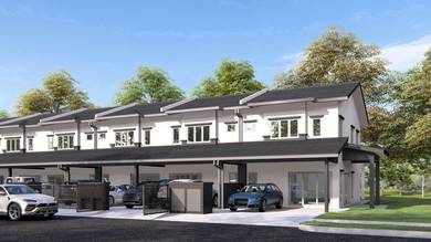 NEW Terrace 0 Downpayment FREEHOLD 5min Mantin Town 15min Pajam Toll