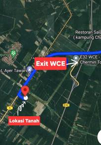 Tanah lot saiz 5780 dekat wce untuk dijual.Sesuai utk aset atau duduk