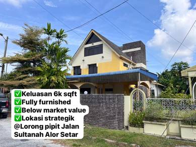 Bungalow 2.5 Storey FULLY FURNISHED Jalan Sultanah Alor Setar