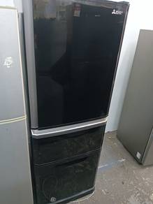 Fridge Three Door Mitsubishi Black