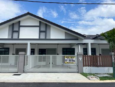 Gated Guarded 24x70 1Storey Terrace House Botani Parkland Jasin Bemban