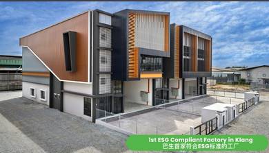 Newly Completed 3 Storey Superlink Factory in Esteem Business Park.