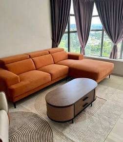 sofa lshape recliner kayangan