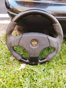 Steering & side mirror wira