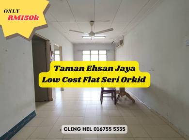 Low Cost Flat Sri Orkid @ Ehsan Jaya, full tiles flooring unit