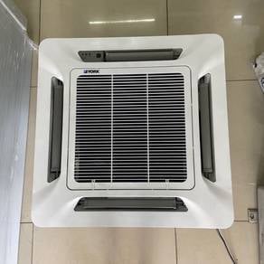 York 3hp ceiling cassatte aircond B158