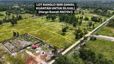 Tanah Lot Banglo Seri Damai, Kuantan Untuk Dijual