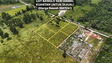 Tanah Lot Banglo Seri Damai, Kuantan Untuk Dijual