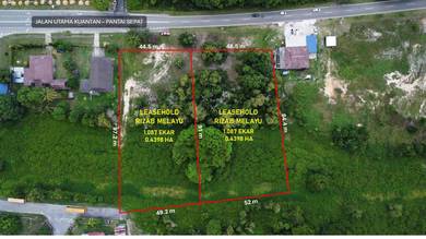 [1ST LOT TEPI JALAN UTAMA] 2 LOT Tanah Pertanian Cempaka, Kuantan