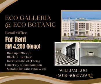 A unique and innovative square with a strategic location Eco Galleria