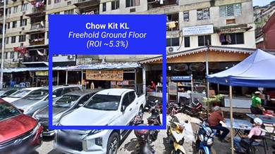 [ROI 5.3%] FREEHOLD Chow Kit Ground Floor Shoplot - Facing BUSY Road