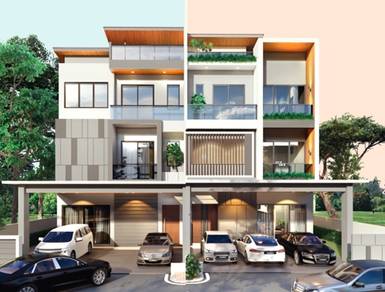3 storey no agent fee Double Tree Residence tanjong tokong