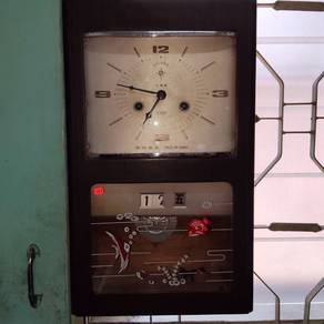 Vintage Wind-up Mechanical Date Wall Clock WR05