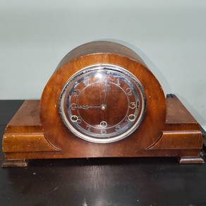 Antique British Westminster Mantle Clock Jam Antik