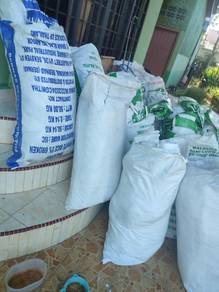 Guni kosong 50kg putih tiada cop min 1k pcs keatas